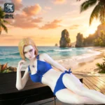 【Pre order】BoxQi Studio 1/6 Android 18 Platinum Silicone Articulated Action Figure HQ03 Dragon Ball - Image 4