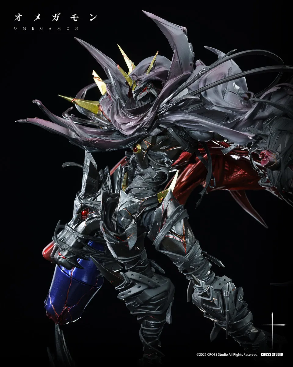 26162eaf57d6a0f9 【Pre order】Cross Studio digimon Omegamon Zwart Defeat - Image 1