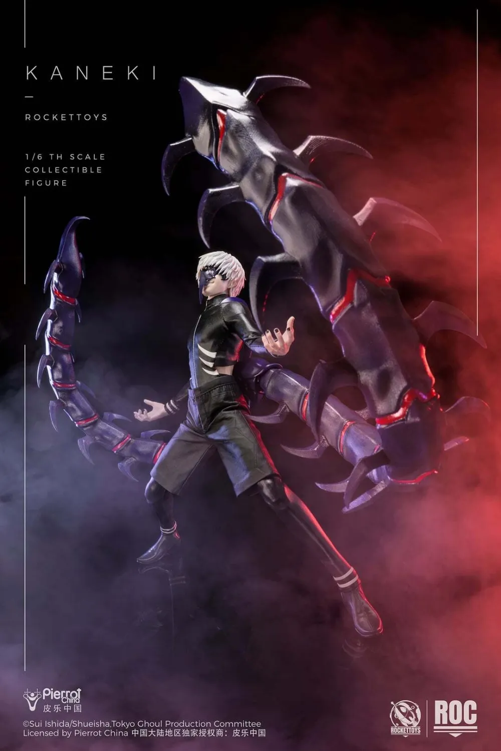 2a1eeac90fc3bd5b 【Pre order】Rocket Toys 1/6 Collectible Figure -Kaneki Ken Battle Suit Ver.X Awakening Ver.ROC-024 ROC-025(Tokyo Ghoul)Copyright - Image 1