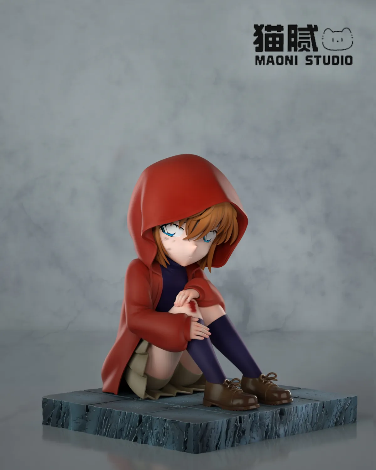 2cbc5af7af5b56fb 【Pre order】MaoNi Studio 1/6 Detective Conan Red Riding Hood Haibara Ai - Image 1