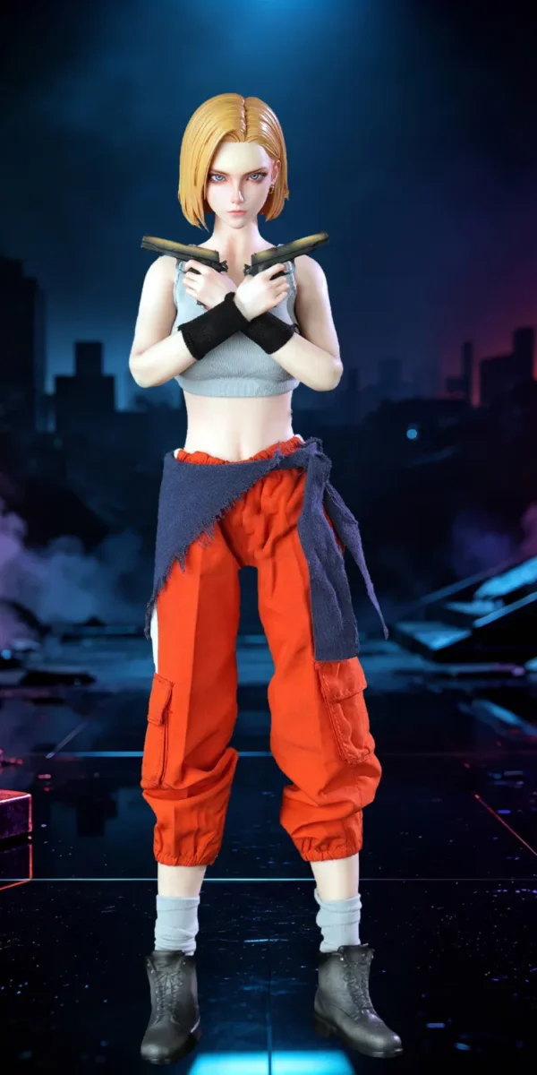 【Pre order】BoxQi Studio 1/6 Android 18 Platinum Silicone Articulated Action Figure HQ03 Dragon Ball