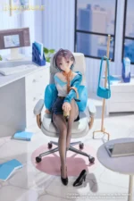 【Pre order】SSR FIGURE 1/7 PVC THE IDOLM@STER SHINY COLORS × Mahjong Soul Asakura Tooru Office Effortless Ver. (Copyright) - Image 6