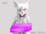 Lupacols Studio – Furry Kemono Musume Series Pink × White Kemono Musume Licensed Silicone Sex Doll - Image 2
