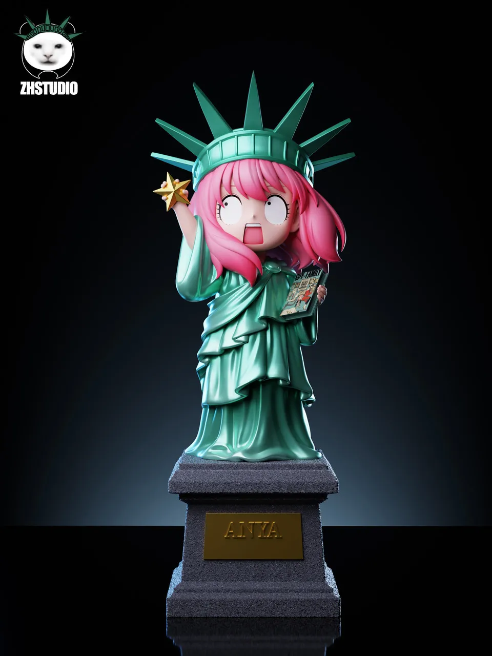 3fea3566b5adf9b7 【Pre order】ZH Studio - Anya & Frieren cos Statue of Liberty - Image 1