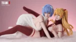 【Pre order】TEAM-T Studio 1/4 Neon Genesis Evangelion Asuka Langley Soryu & Ayanami Rei - Image 2