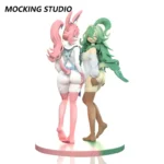 Zhu Yi Wan Jia Studio – Furry Sylveon x Leafeon Pokémon Themed Resin Collectible - Image 10