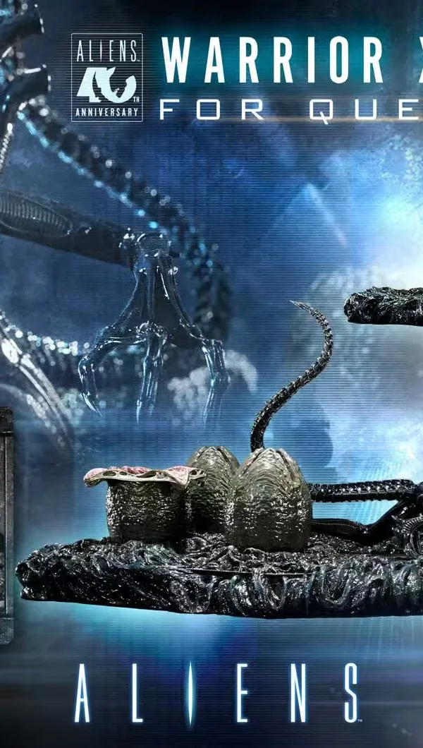 【Pre order】Prime 1 Studio - Ultimate Diorama Masterline Aliens (Film) Warrior Xenomorph for Queen Alien UDMAL-02