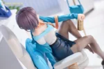 【Pre order】SSR FIGURE 1/7 PVC THE IDOLM@STER SHINY COLORS × Mahjong Soul Asakura Tooru Office Effortless Ver. (Copyright) - Image 7