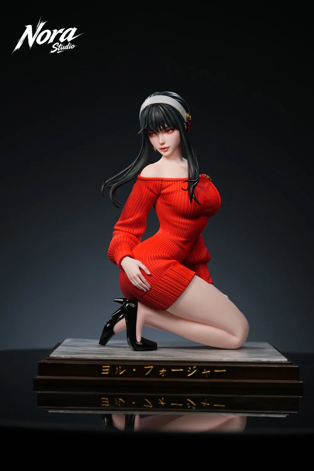 5e8f623087b6731e (1) 【Pre order】Nora Studio 1/4 Spy x Family Yor Forger Red Sweater Resin Figure - Image 1