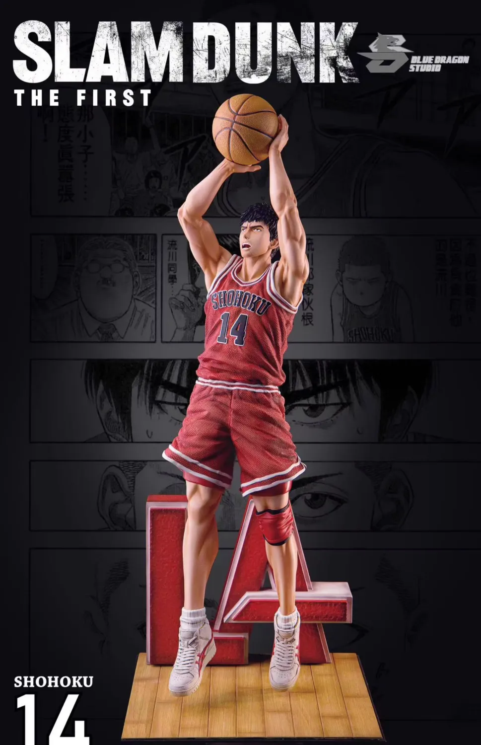 5f0e8a82e0da0cce 【Pre order】Blue Dragon studio SLAM DUNK Hisashi Mitsui 1/6 Resin Statue - Image 1
