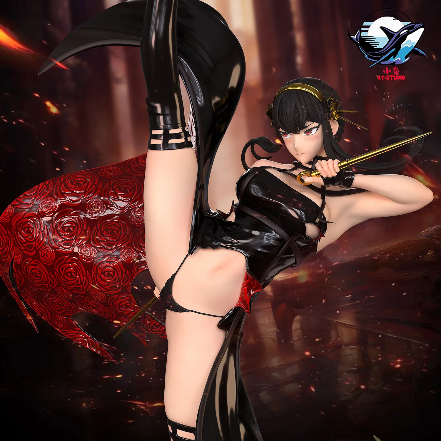 6e7ad890e153944e 【Pre order】XiaoYu Studio 1/6 Spy x Family Yor Forger - Image 1