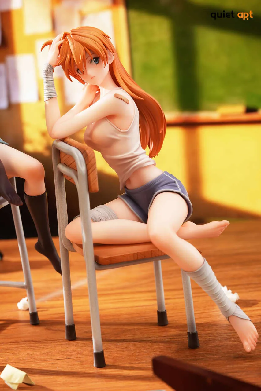 79745e4e23d5ab5e 【In Stock】Quiet Art Studio 1/6 Neon Genesis Evangelion Asuka Langley Soryu & Ayanami Rei - Image 1