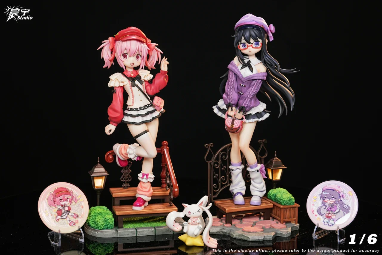 7b5cce26ef03ecd0 (1) 【Pre order】ChenYu Studio 1/6 Kaname Madoka & Akemi Homura with LED - Image 1