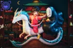 【Pre order】Geisha Studio - Spirited Away card Chihiro & Haku & No face - Image 4