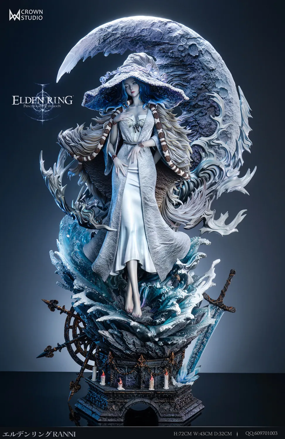 886327c70ab2f2cf 【In Stock】Crown Studio 1/4 Elden Ring Ranni - Image 1