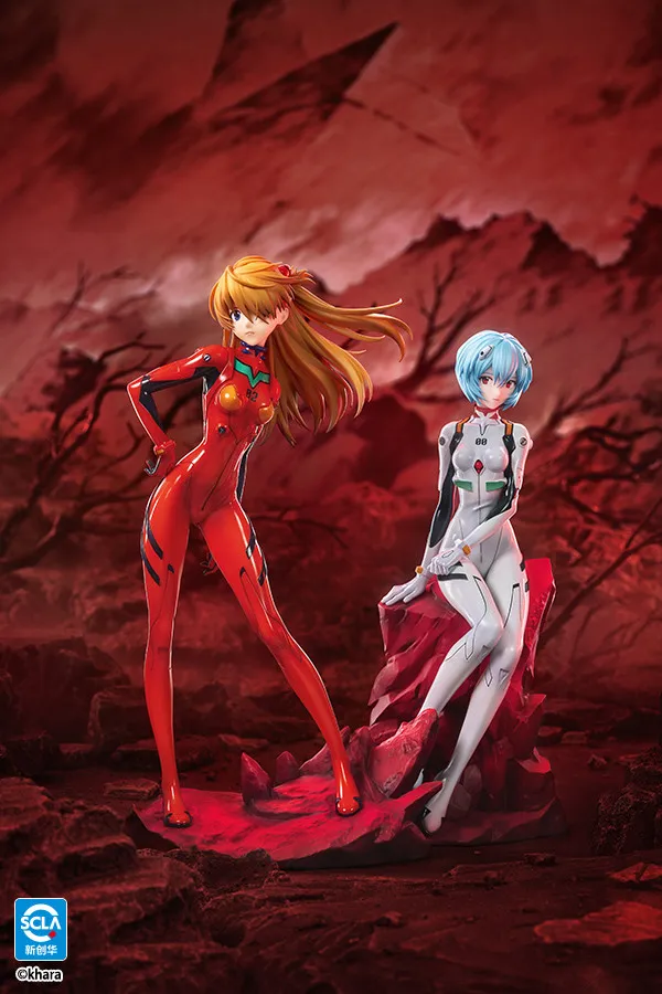 【Pre order】GSAS 1/7 PVC Neon Genesis Evangelion Asuka Langley Soryu & Ayanami Rei (Copyright)