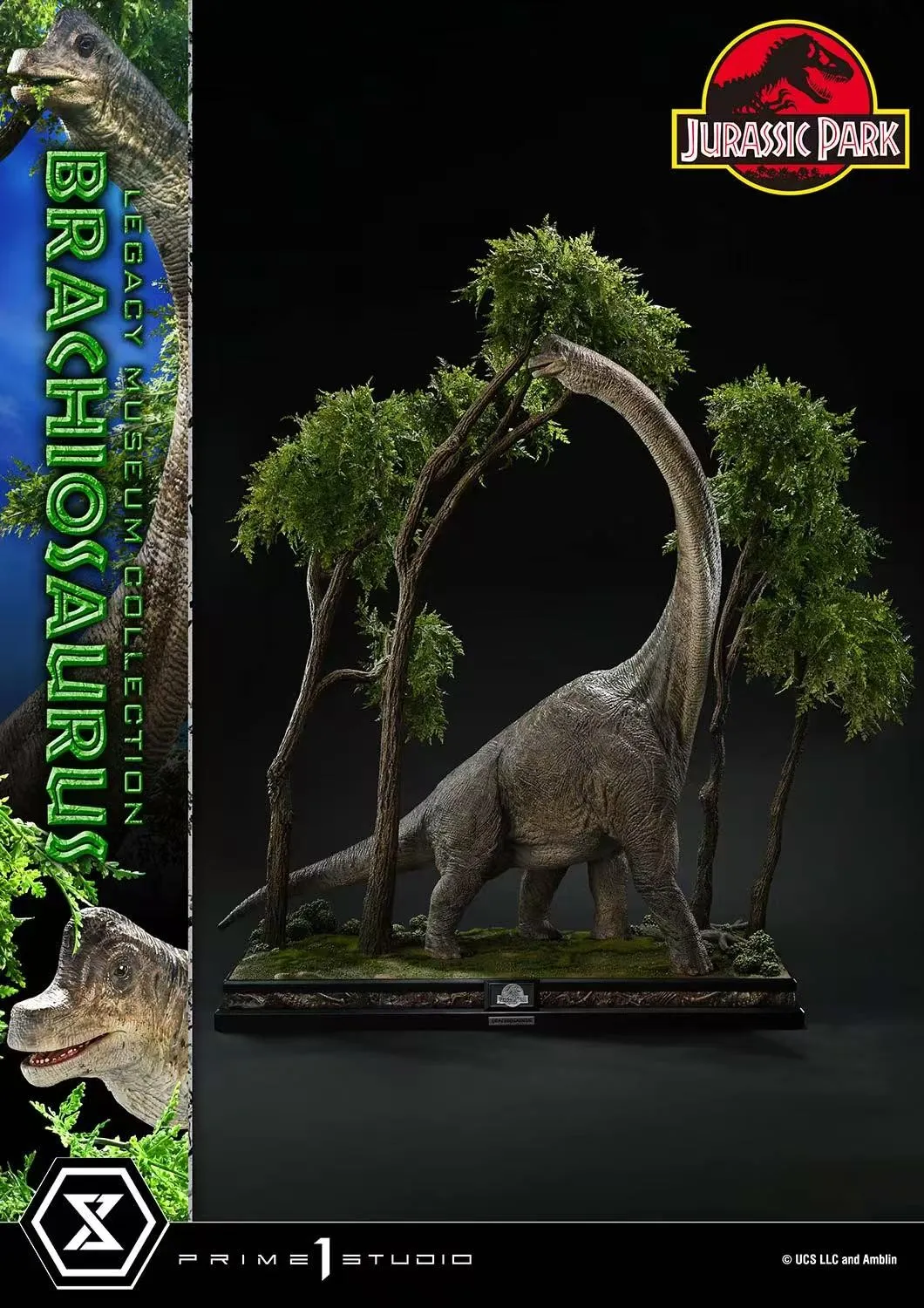 8d1e61a77508c6ce 【Pre order】Prime 1 Studio 1/15 Jurassic Park Brachiosaurus Legacy Museum Collection Statue LMCJWF-05/S - Image 1