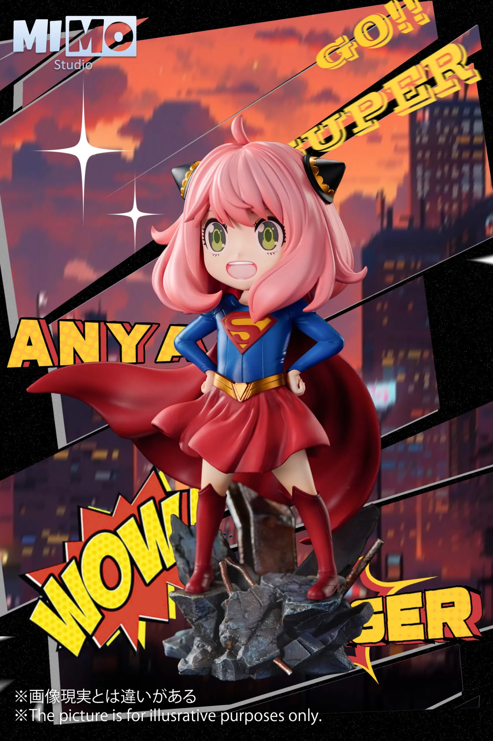 Mimo Studio – Spy x Family Super Girl Anya Cos Superwoman - Image 3