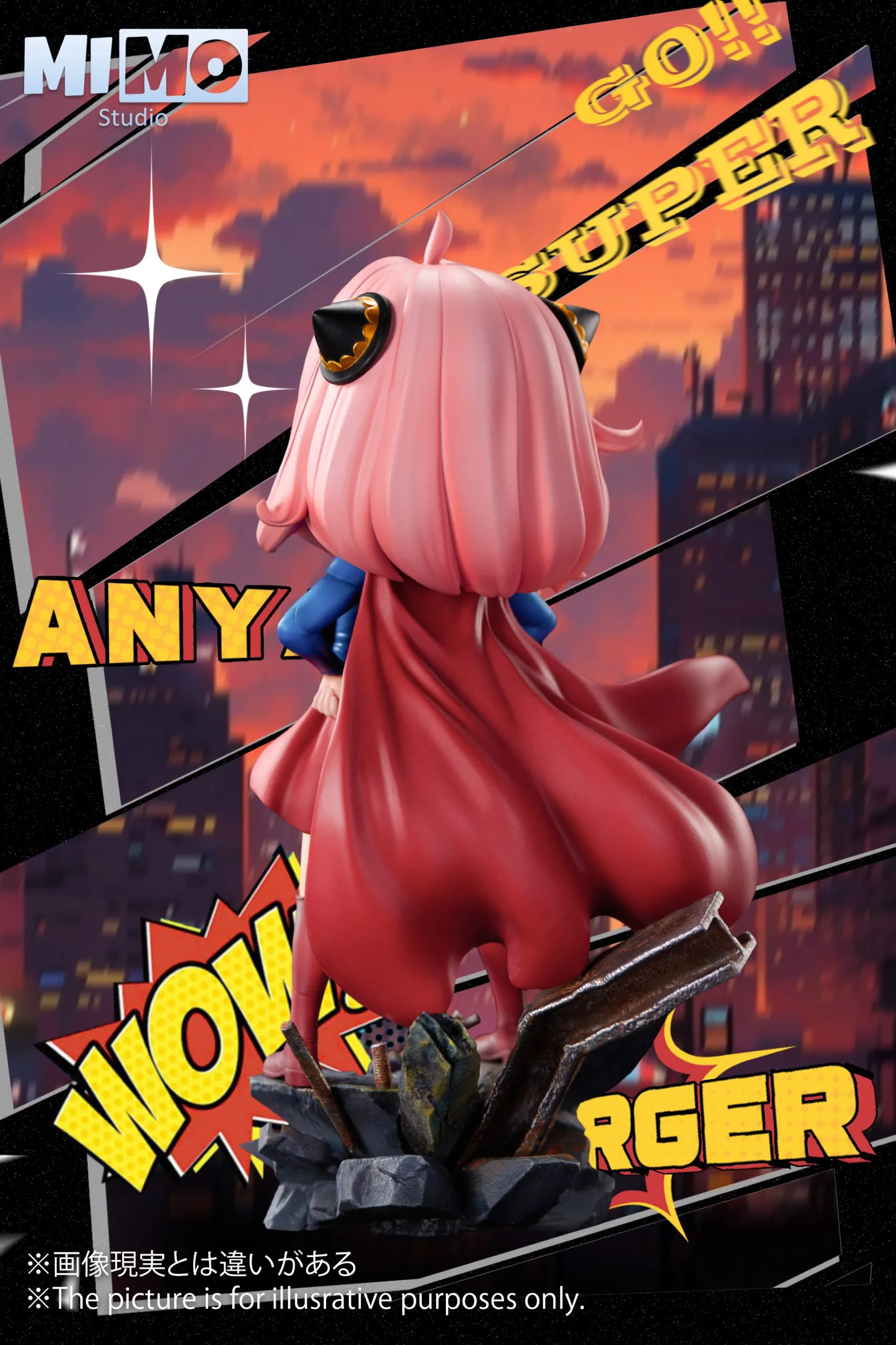 Mimo Studio – Spy x Family Super Girl Anya Cos Superwoman - Image 4
