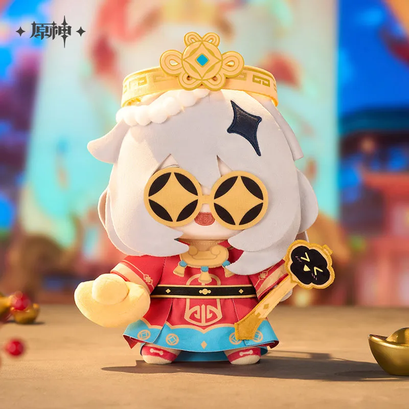 Paimon-Little-God-of-Wealth-plush-2-4 mihoyo-Genshin Impact Paimon Little God of Wealth Plushie - Image 1
