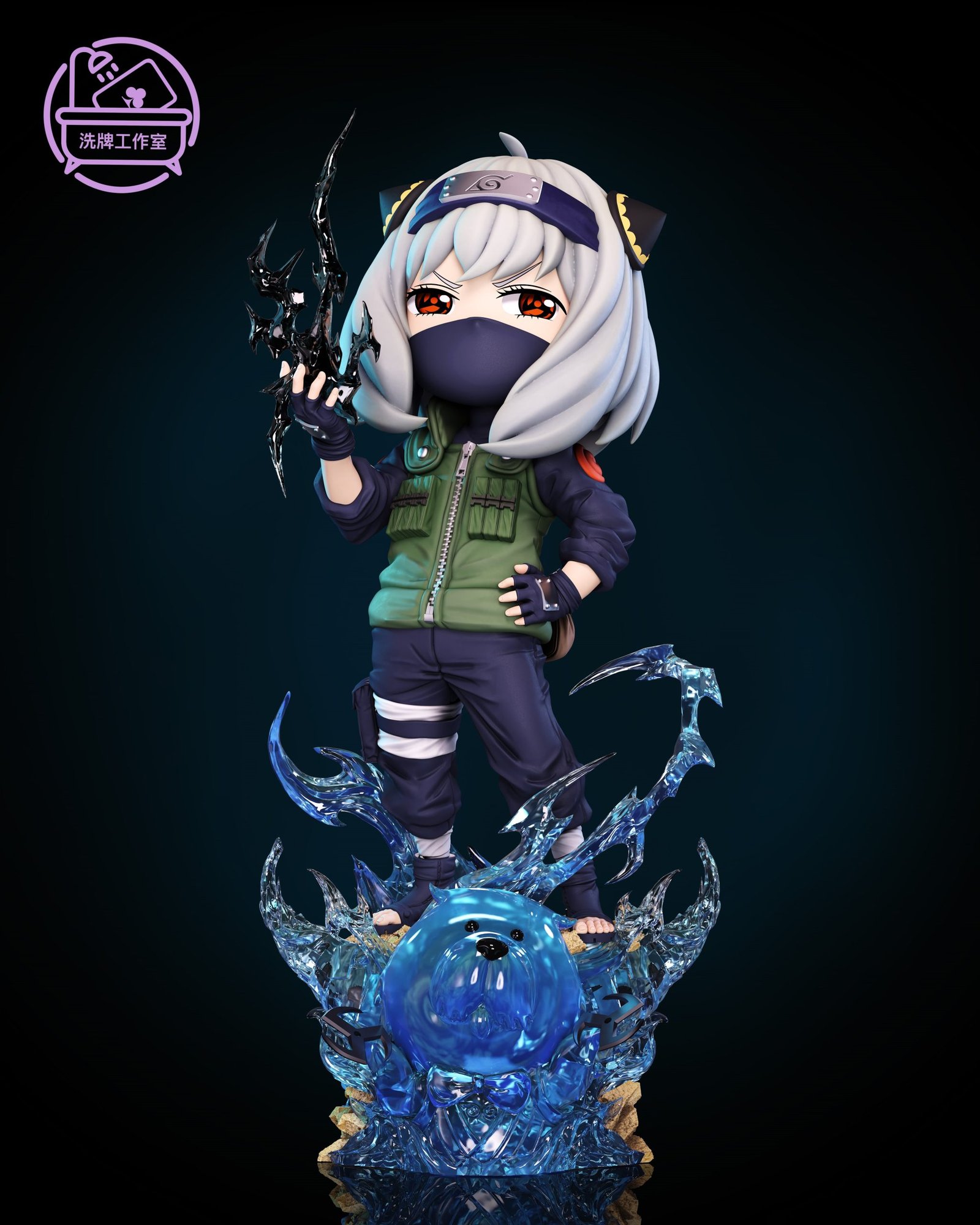 Xi Pai Studio – Spy x Family 03 Anya Forger COS Kakashi Hatake - Image 2