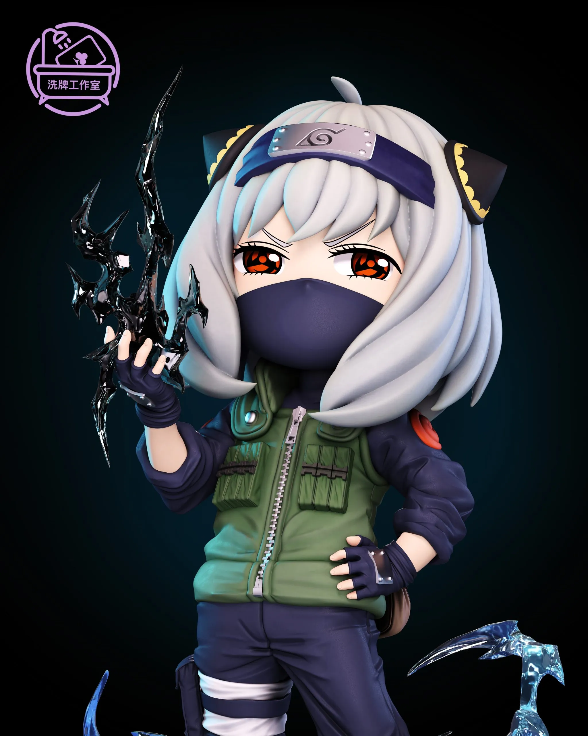 Xi Pai Studio – Spy x Family 03 Anya Forger COS Kakashi Hatake - Image 6