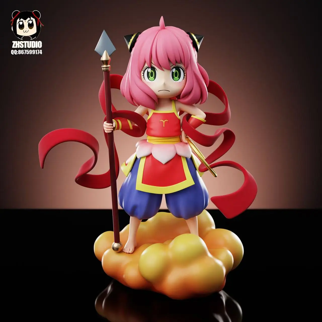 ZH Studio – Spy x Family Anya Forger COS Third Lotus Prince Nezha - Image 3