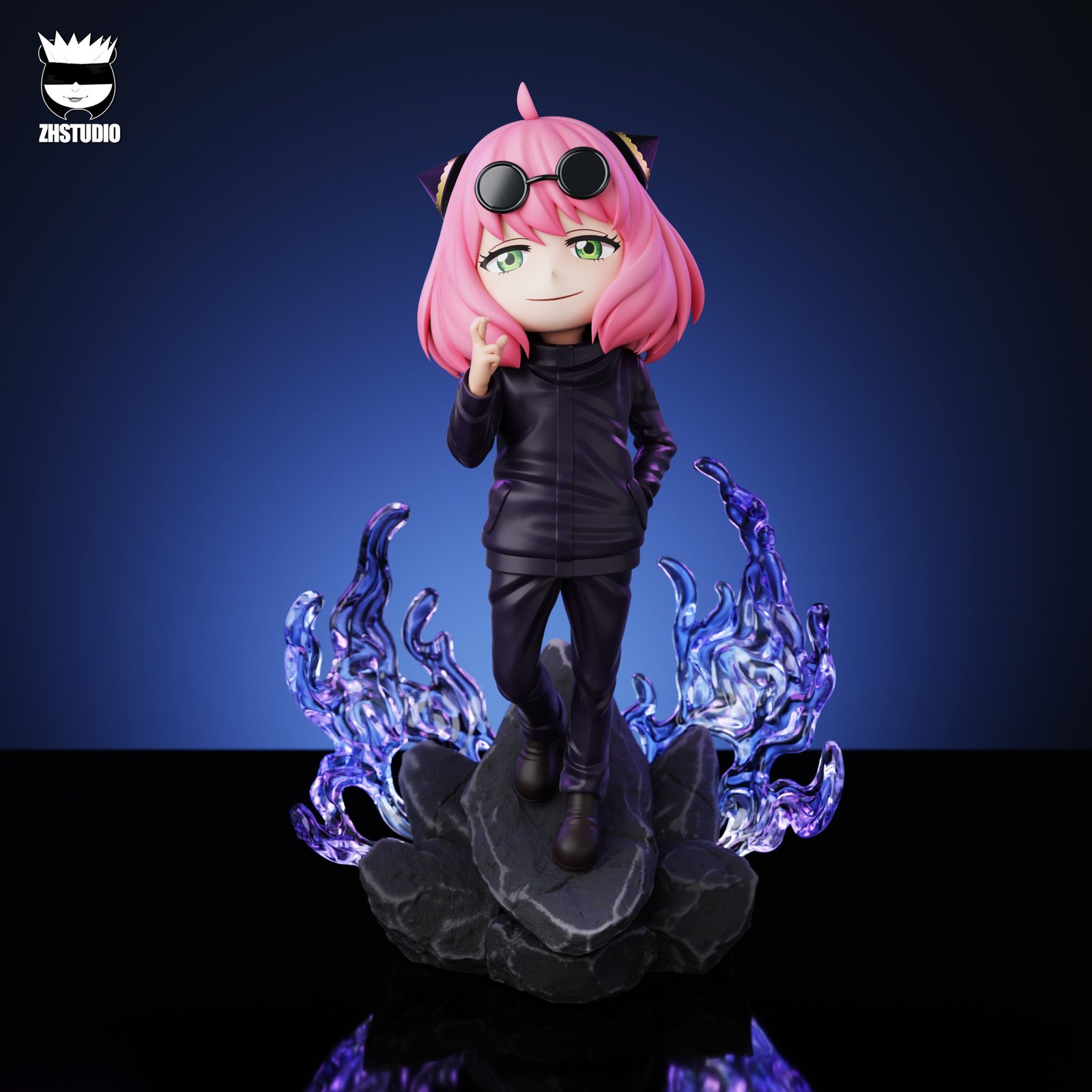ZH Studio – Spy x Family Anya Forger Cos Gojo Satoru - Image 1