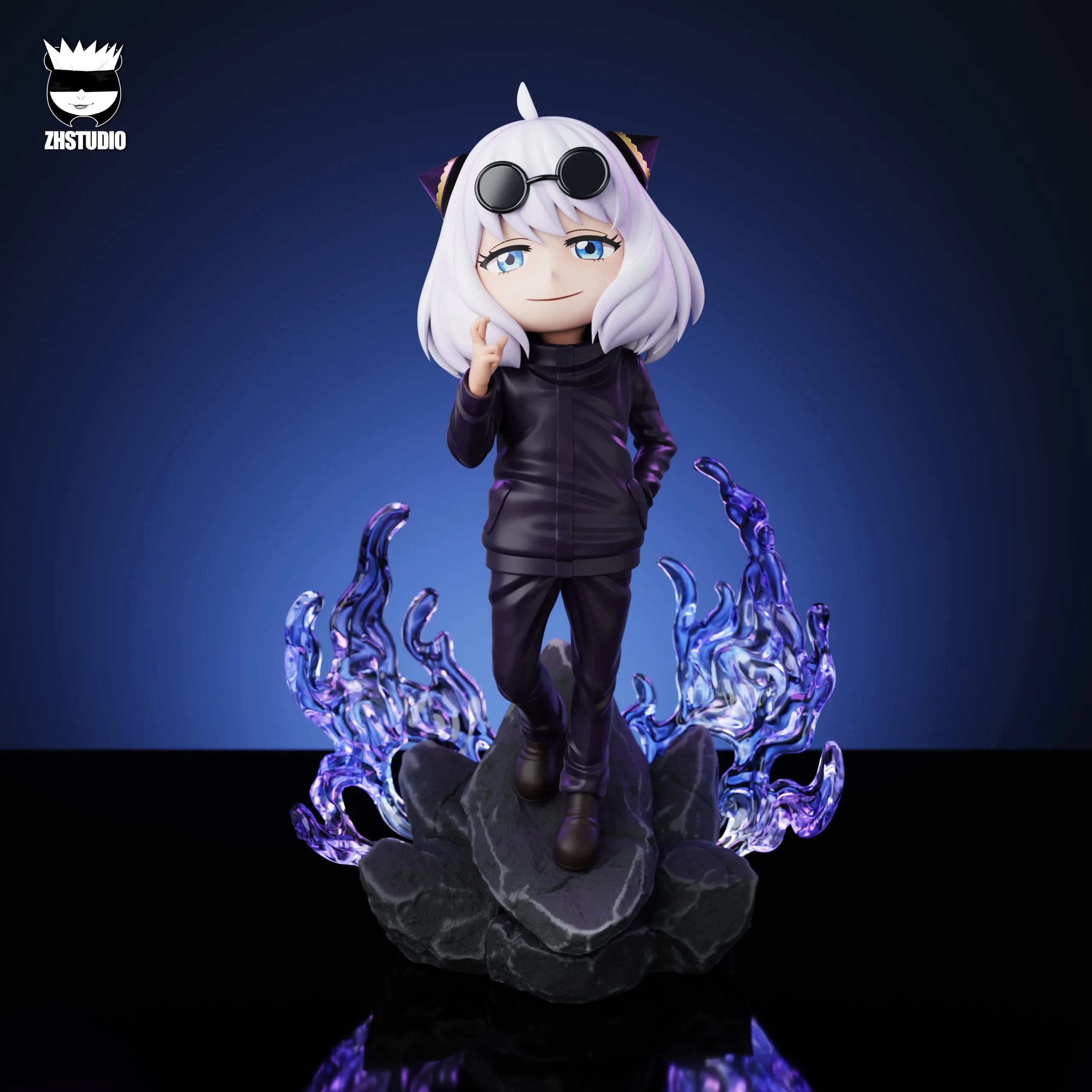ZH Studio – Spy x Family Anya Forger Cos Gojo Satoru - Image 2