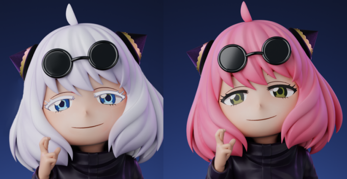ZH Studio – Spy x Family Anya Forger Cos Gojo Satoru - Image 5