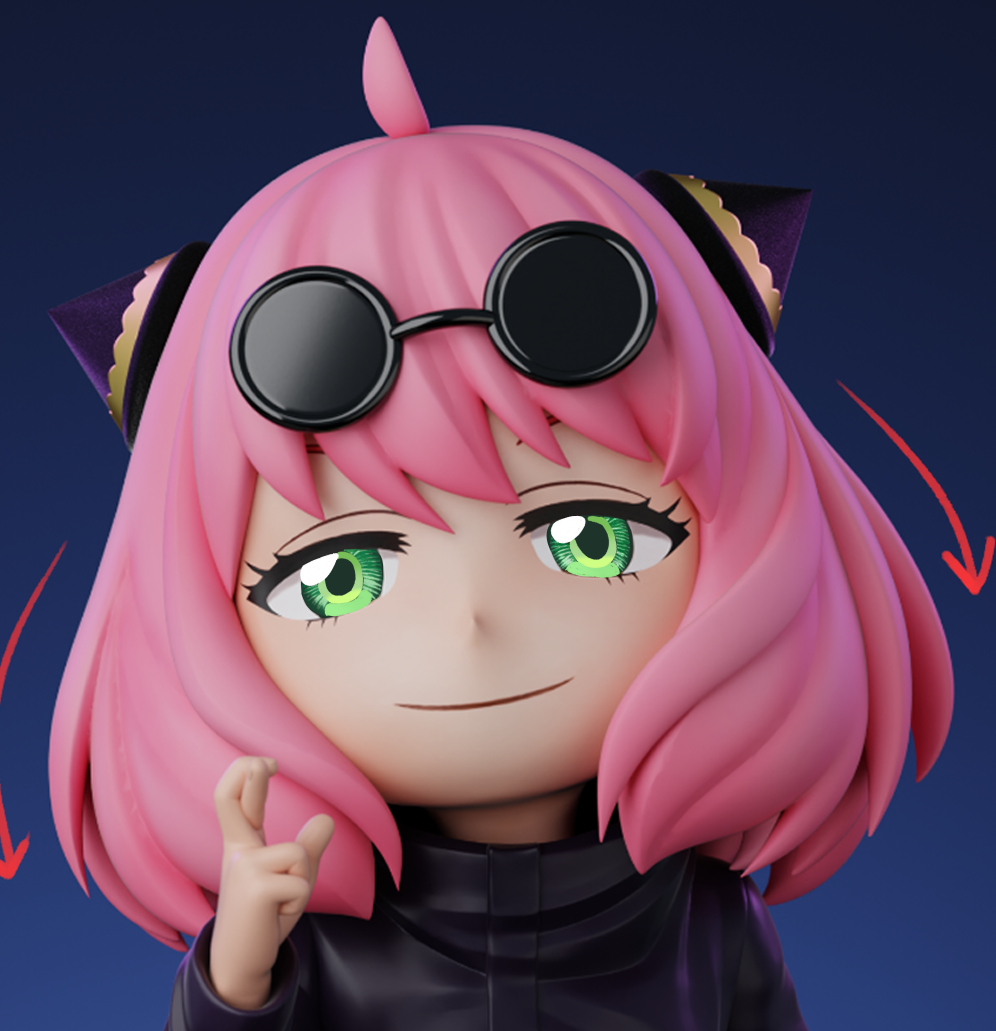 ZH Studio – Spy x Family Anya Forger Cos Gojo Satoru - Image 4
