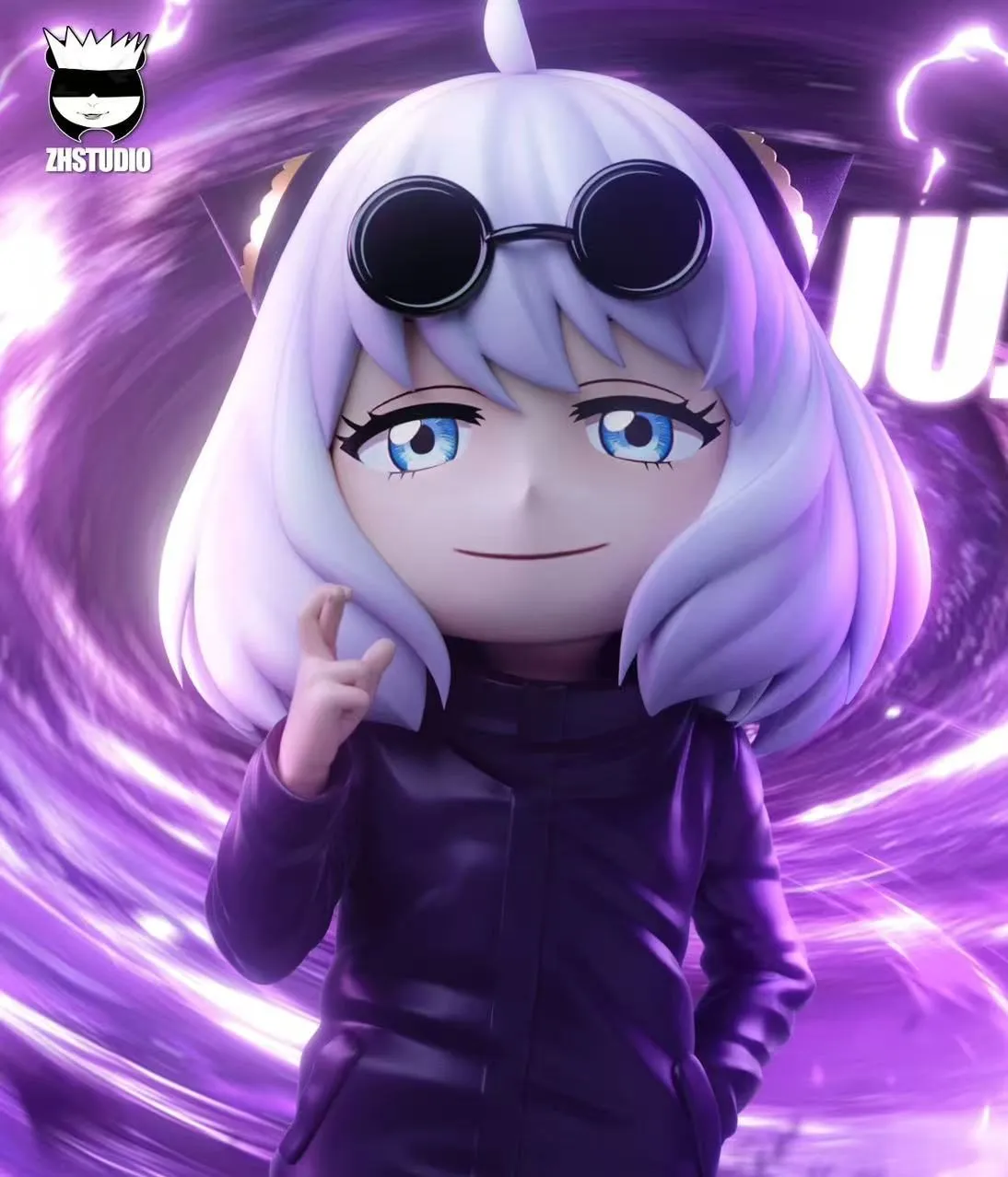 ZH Studio – Spy x Family Anya Forger Cos Gojo Satoru - Image 3