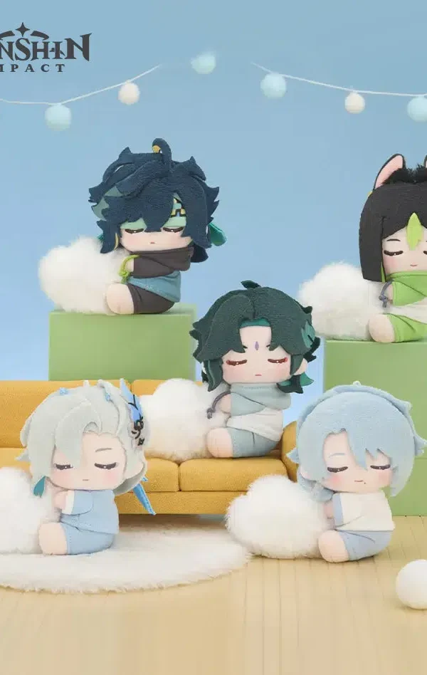 mihoyo-Official Genshin Impact Sweet Dream Whispers Series Plush Keychain