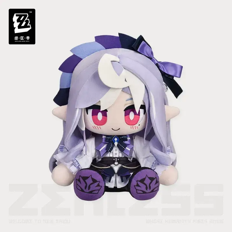 Zenless-Zone-Zero-BiggieAgents-Sitting-Plush-Doll21 mihoyo-Official Zenless Zone Zero Biggie Agents Vivian Sitting Plush Doll - Image 1