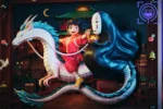 【Pre order】Geisha Studio - Spirited Away card Chihiro & Haku & No face - Image 3