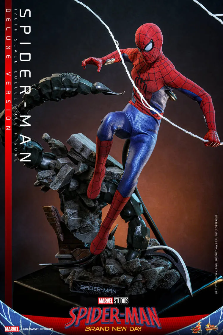 b045a13707a52f79 【Pre order】Hot Toys Studio 1/6 Spider Man Brand New Day action figure - Image 1