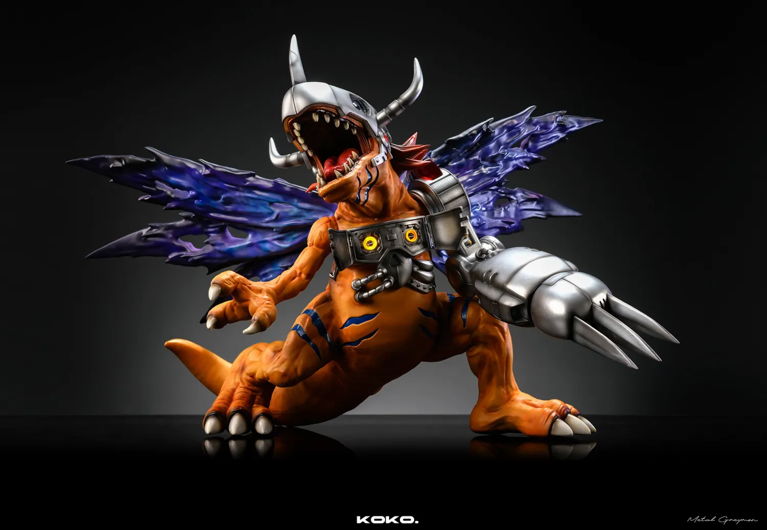 b046a90429a4d45e 【Pre order】Koko Studio - Digimon Metal Greymon - Image 1