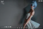 【Pre order】Venus Studio 1/4 Evangelion Ayanami Rei Wedding Dress Statue - Image 4