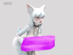 Lupacols Studio – Furry Kemono Musume Series Pink × White Kemono Musume Licensed Silicone Sex Doll - Image 3