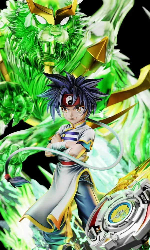 【Pre order】LueYing Studio Beyblade Rei Kon & Driger GK Statue