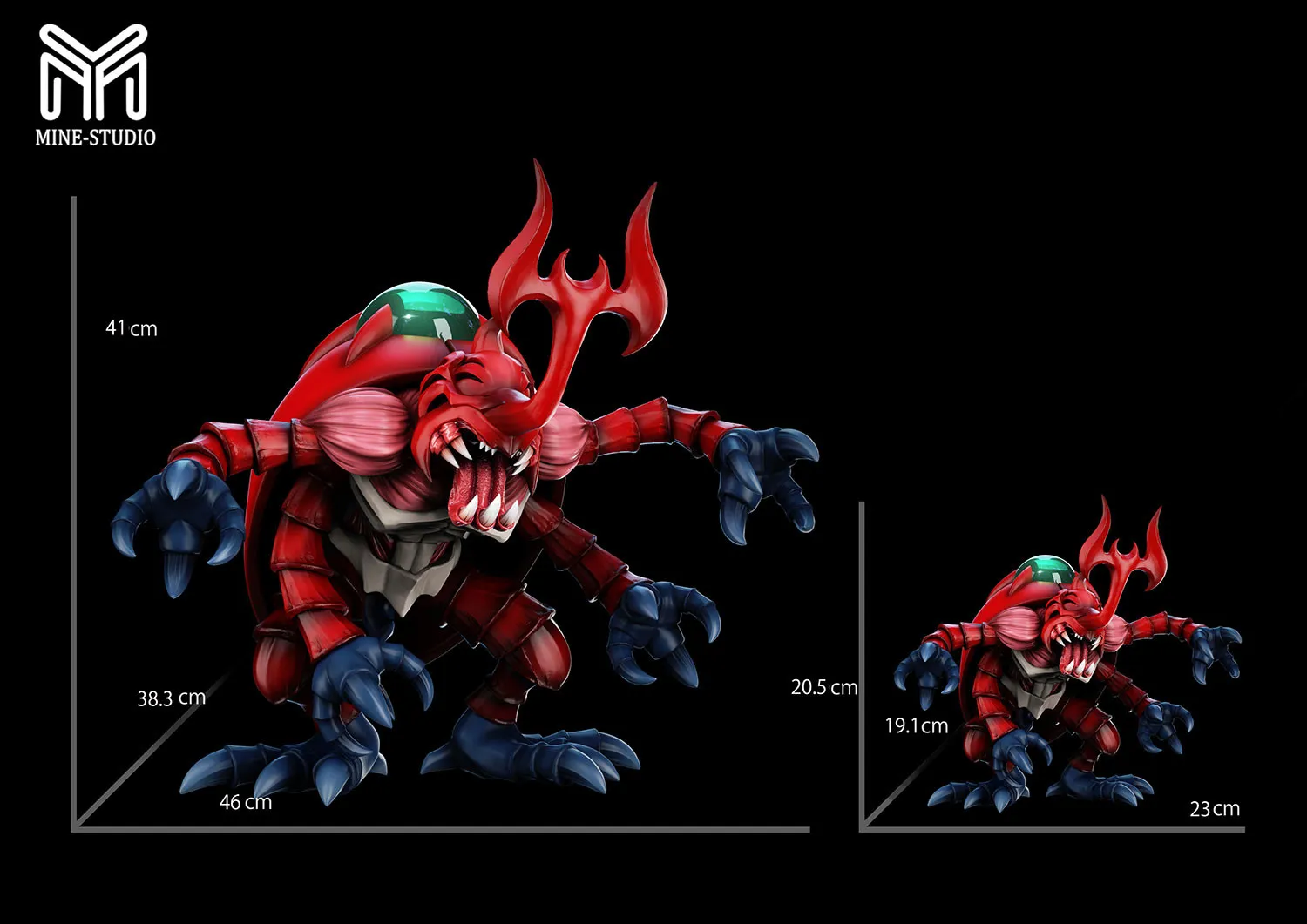 c12cf8e6e5dbcfaf 【Pre order】Mine Studio - Digimon AtlurKabuterimon - Image 1