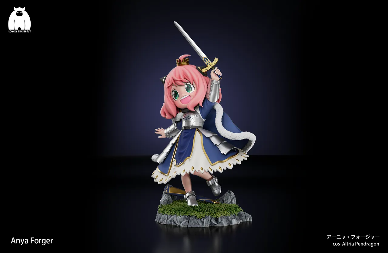 c152a9410bd2cd97 【Pre order】Lovely The Beast Studio - Spy x Family Anya Forger cos Artria Pendragon - Image 1