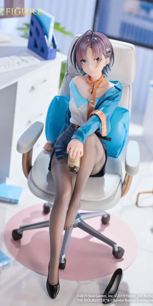 【Pre order】SSR FIGURE 1/7 PVC THE IDOLM@STER SHINY COLORS × Mahjong Soul Asakura Tooru Office Effortless Ver. (Copyright)