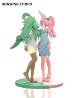 Zhu Yi Wan Jia Studio – Furry Sylveon x Leafeon Pokémon Themed Resin Collectible - Image 18