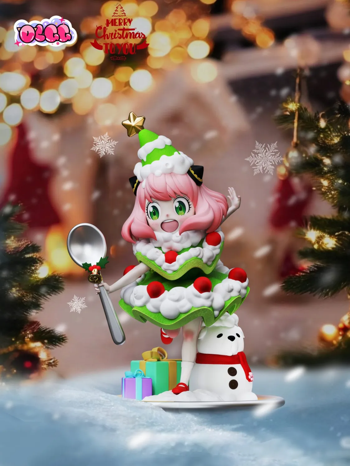 cf00c934509e81f3 【Pre order】OLGG Studio - Spy x Family Christmas Cake Anya Forger - Image 1