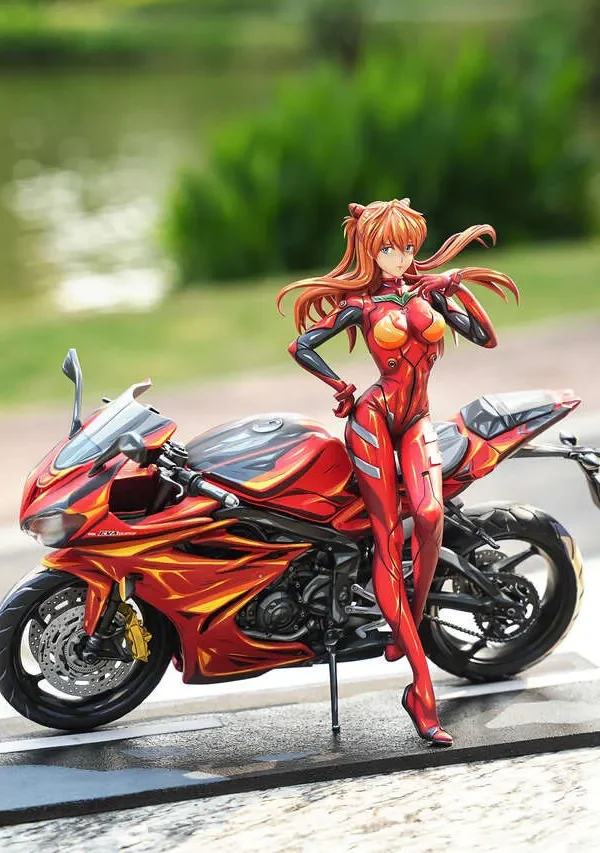 【Pre order】Aetheria Studio x SX Studio - Neon Genesis Evangelion Motorcycle Girl Asuka Langley Soryu