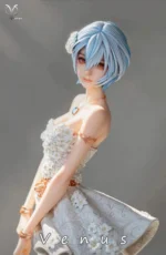 【Pre order】Venus Studio 1/4 Evangelion Ayanami Rei Wedding Dress Statue - Image 3