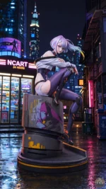 【Pre order】Girl's House GK Studio - Cyberpunk: Edgerunners Lucyna Kushinada - Image 3
