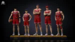 【Pre order】Dream Studio 1/6 Slam Dunk Rukawa Kaede & Miyagi Ryota & Akagi Takenori & Sakuragi Hanamichi & Mitsui Hisashi - Image 5