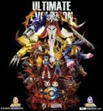 【Pre order】Lueying X Demons Studio Digimon Adventure Omegamon Ultimate Evolution Diorama With LED